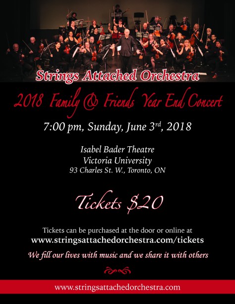 2018 Year End Concert Poster