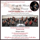 Poster and programme, 2022 Holiday Concert
