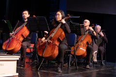 Photo, 2025 Holiday Concert: the cello section