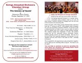 Programme cover, The Science of Sound, Palmerston Library Theatre, September 21, 2015