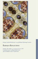 Programme cover, 2025 Holiday Concert, Baroque Reflections