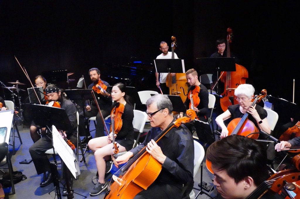 Cellists in performance at the 2023 Season Finale
