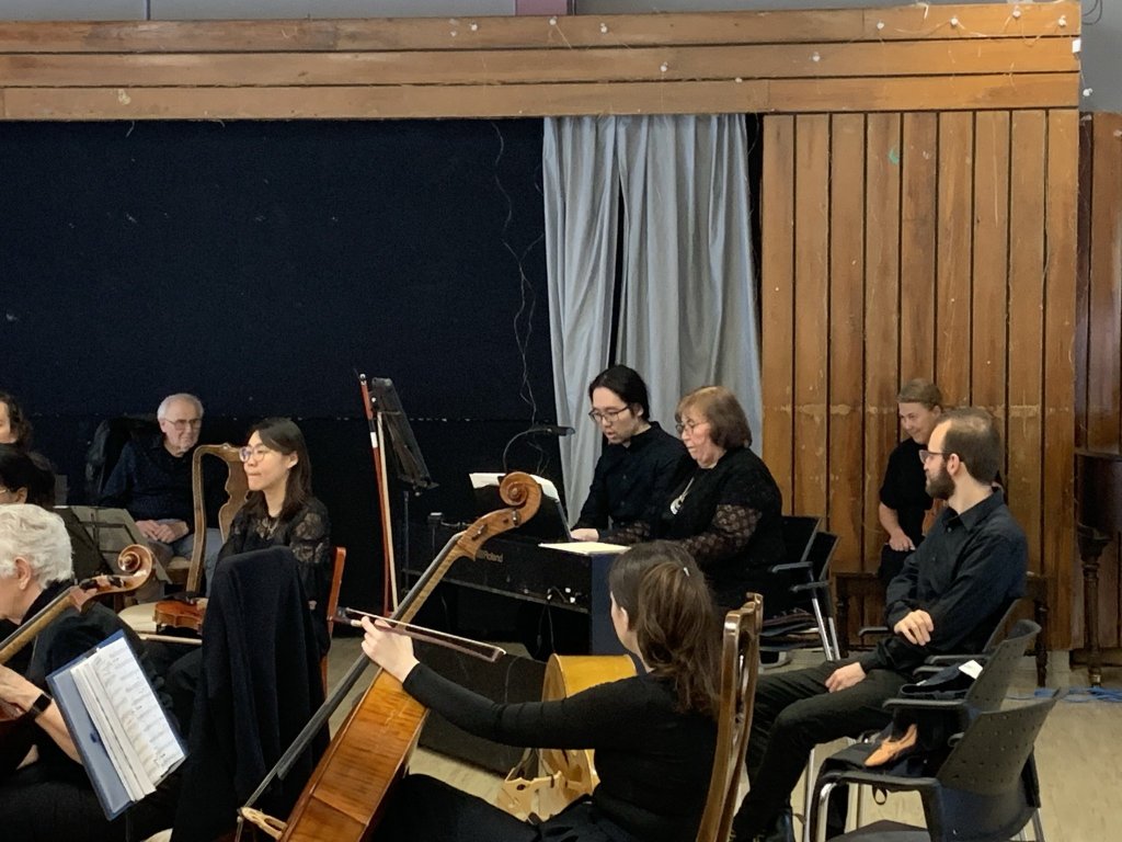 String players performing at Castleview Wychwood Towers