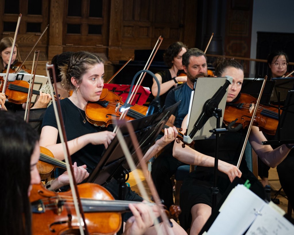 Violinists playing at Trinity-St. Paul’s Centre