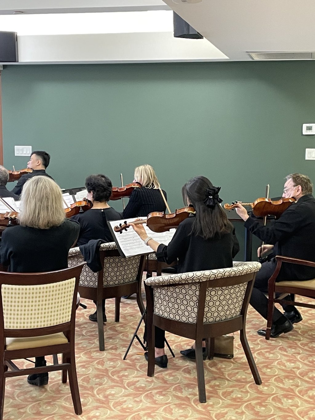 String players performing at Chartwell Gibson