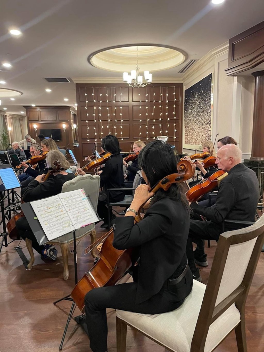String players performing at Delmanor Northtown